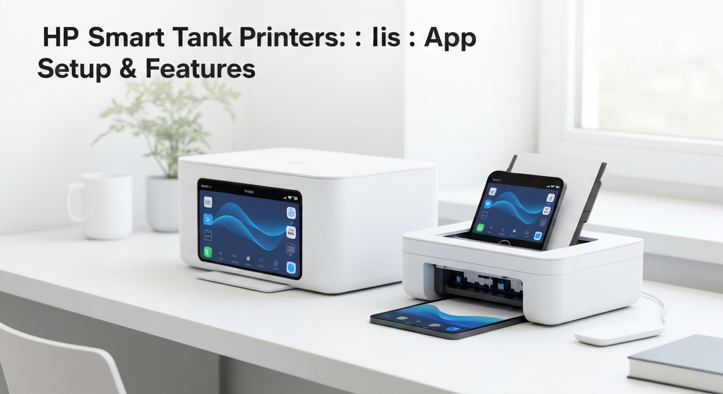 HP Smart Tank Printers: App Setup & Features — hp smart tank